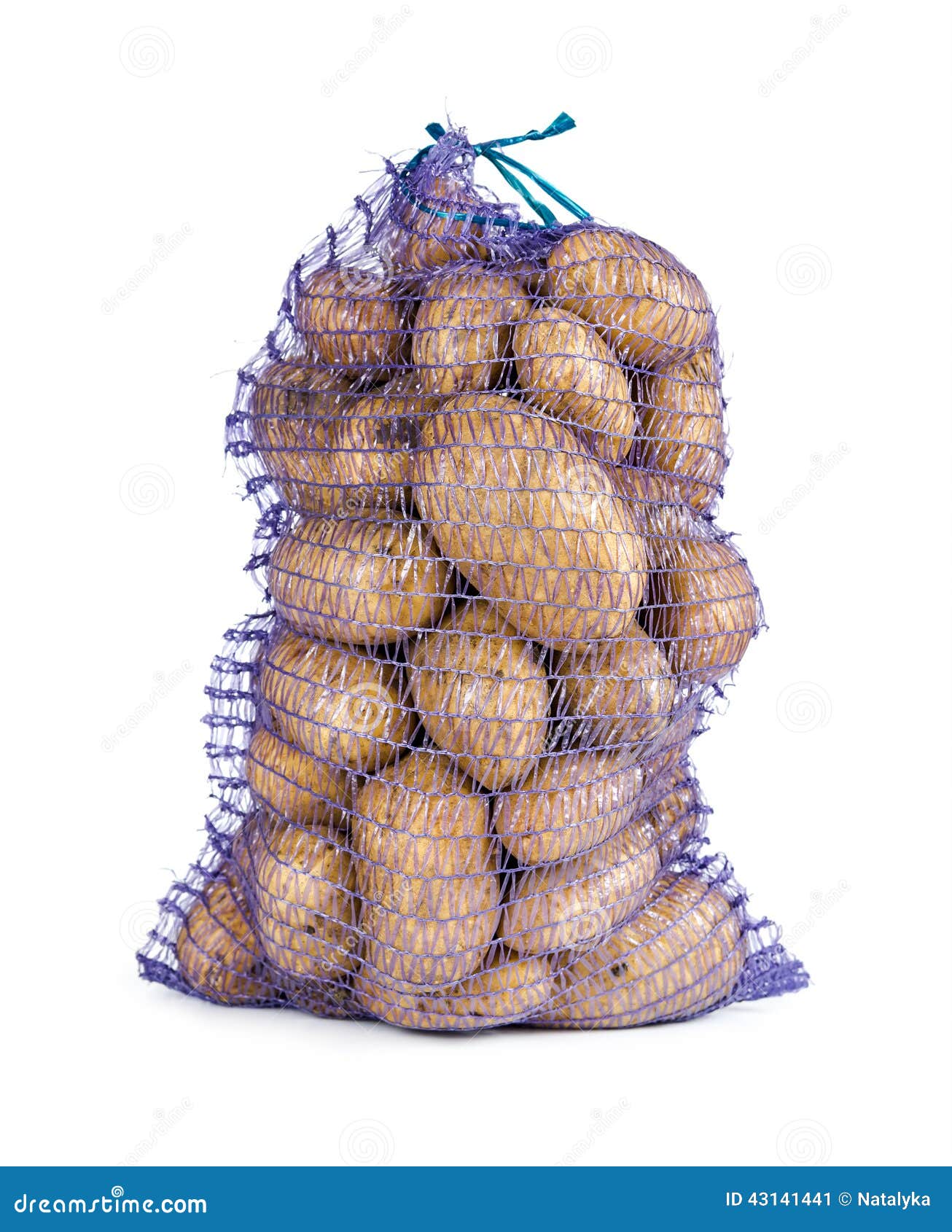 Raw potatoes in a sack stock image. Image of diet, agriculture 43141441