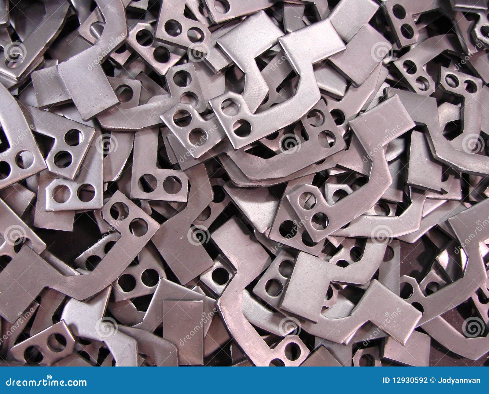 Raw punched steel parts stock photo. Image of 12930592