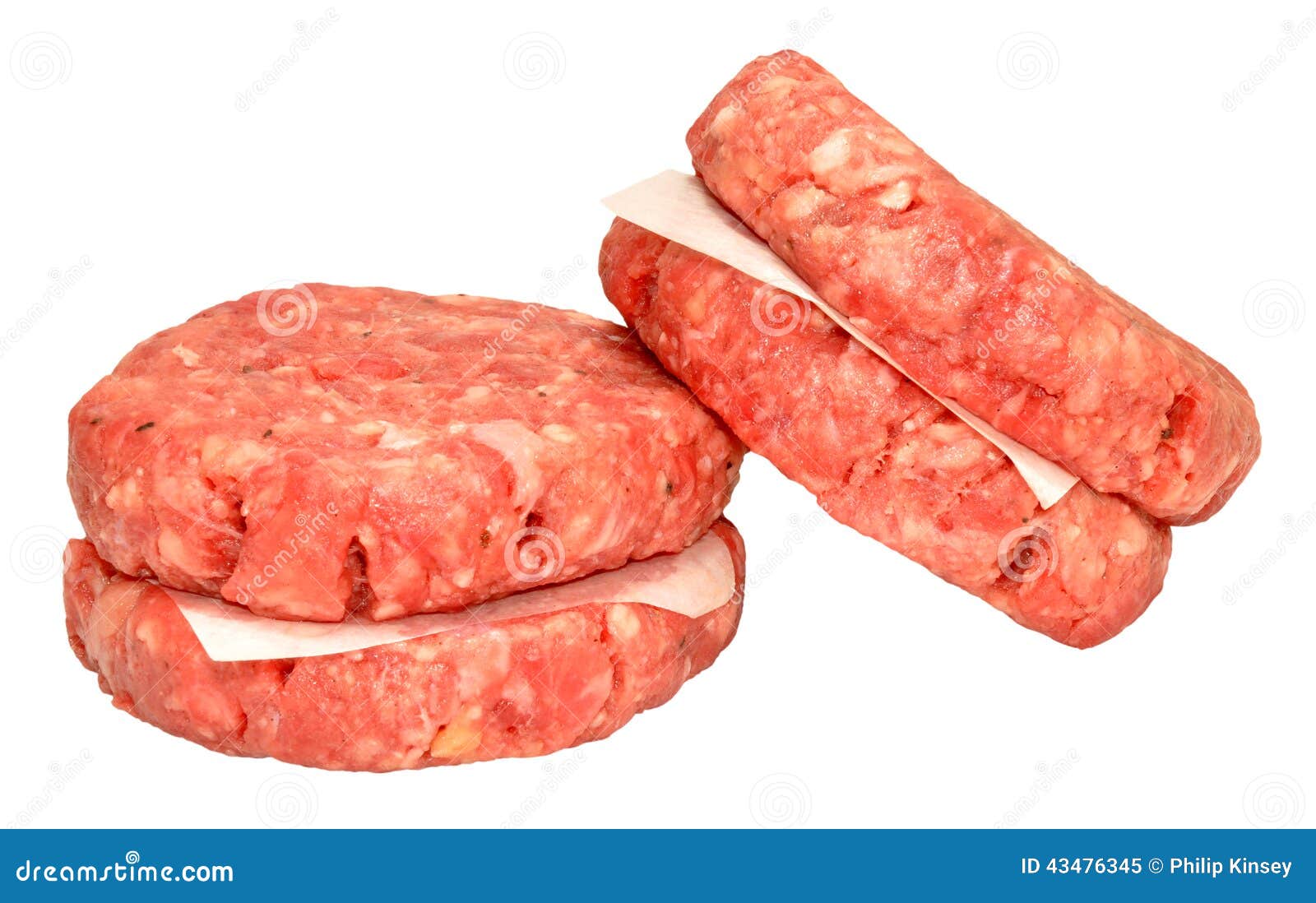 Raw Quarter Pound Beef Burgers Stock Image Image of four, diet 43476345