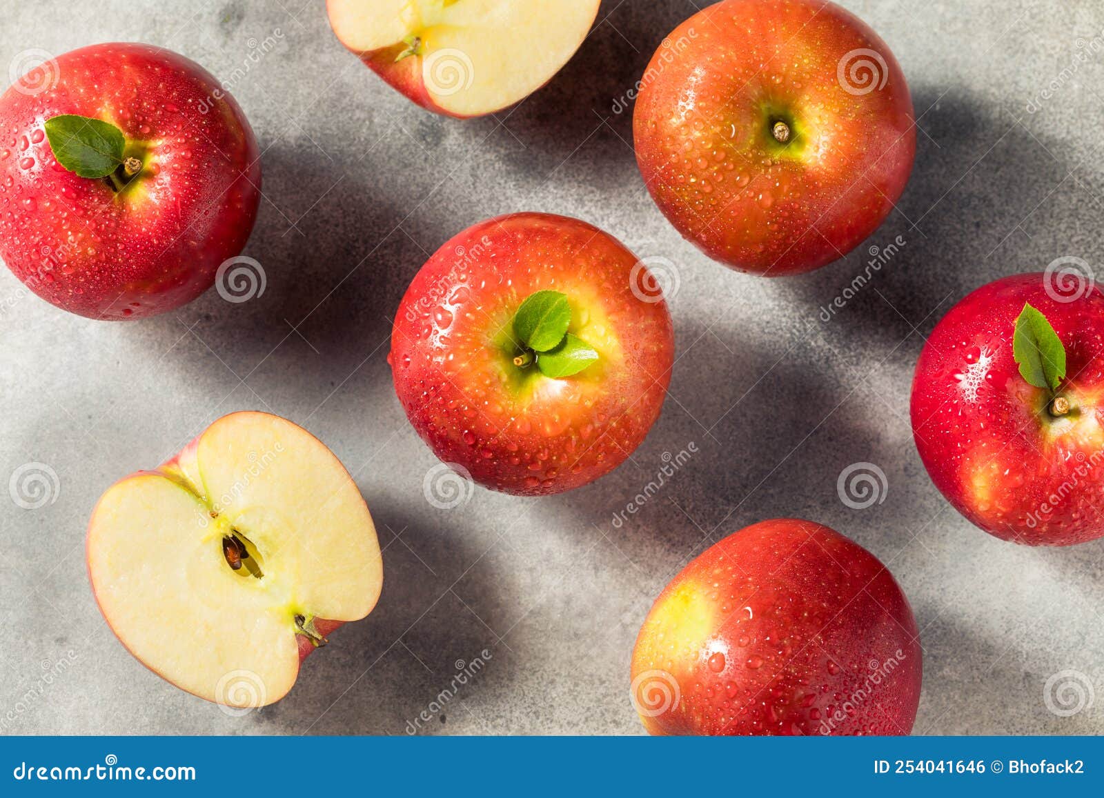 Raw Red Organic Cosmic Crisp Apples Stock Photo - Image of apples