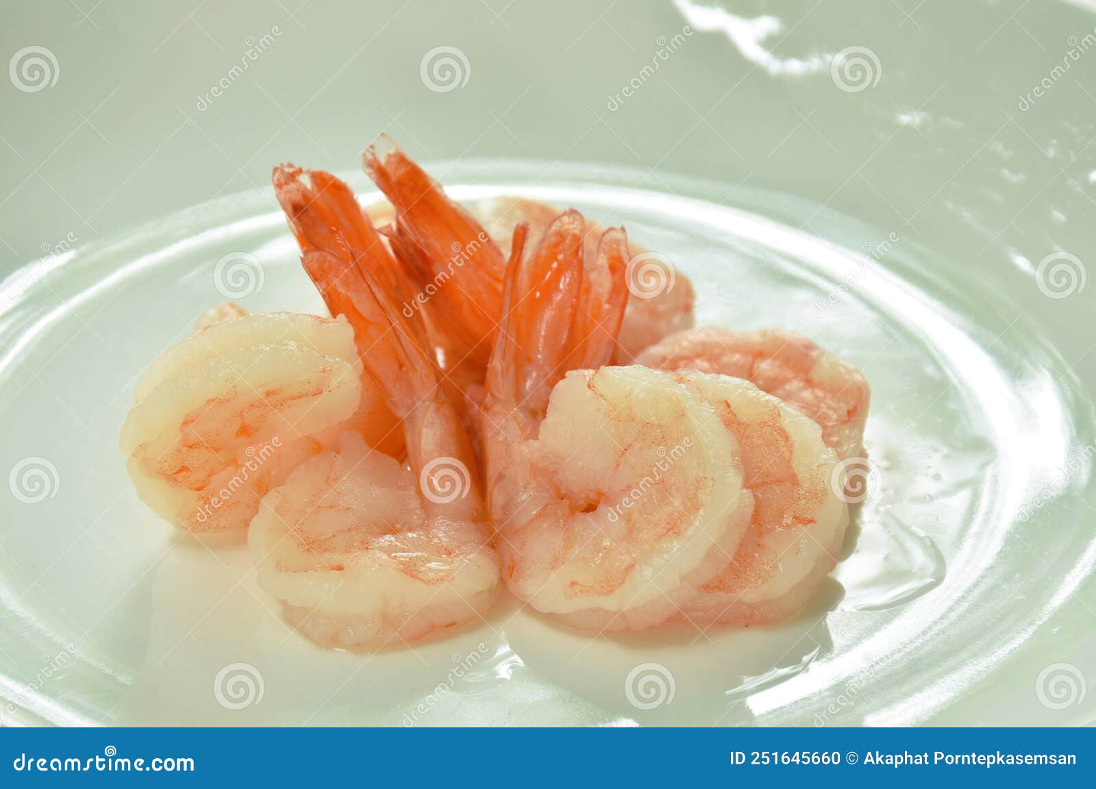 Raw Shrimp Food Ingredient Arranging on Plate Stock Photo Image of