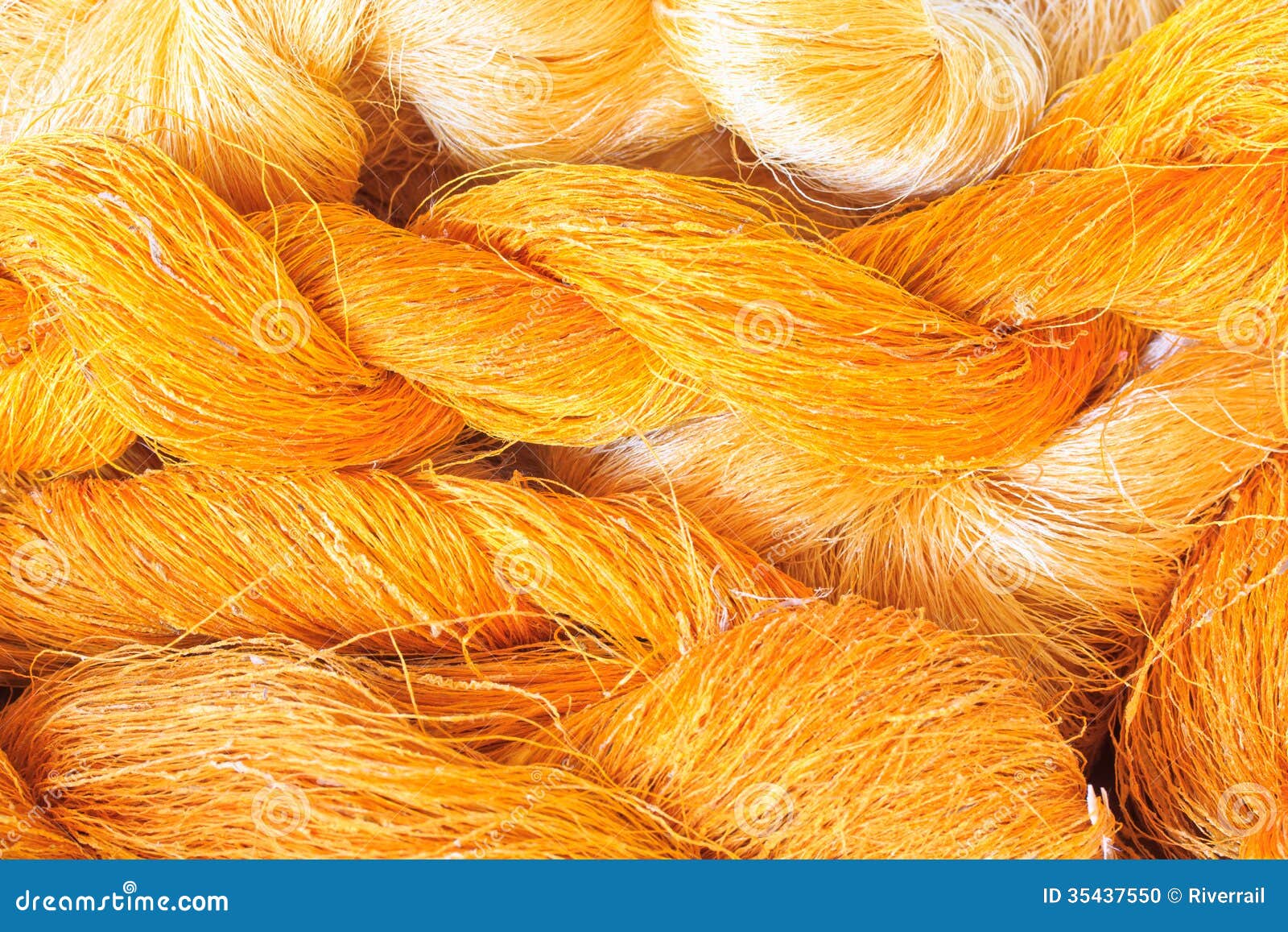 Raw silk thread stock photo. Image of fabric, fabricate 35437550