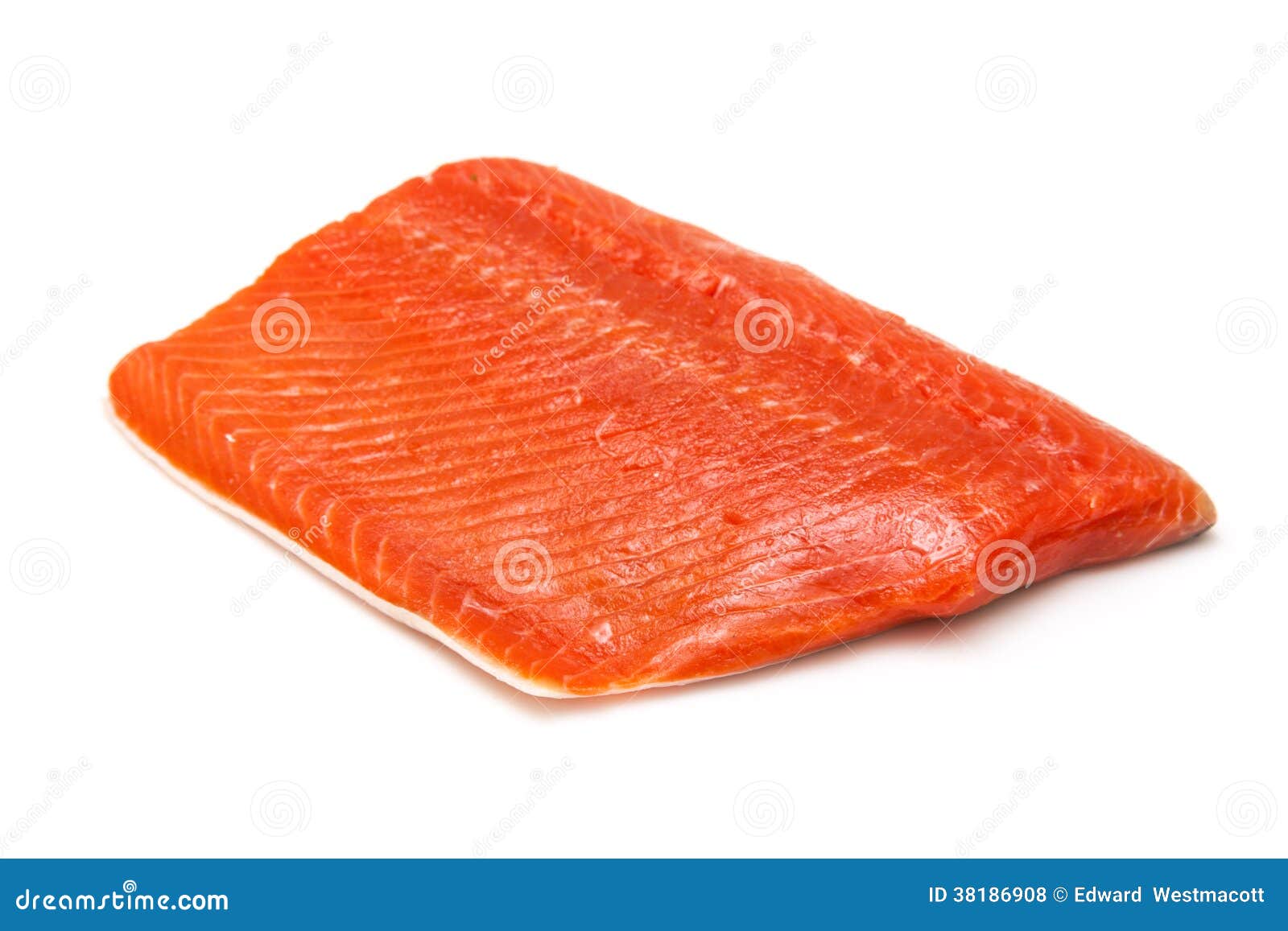 Raw Sockeye or Coho Salmon Fillet Stock Photo - Image of alaskan, food ...