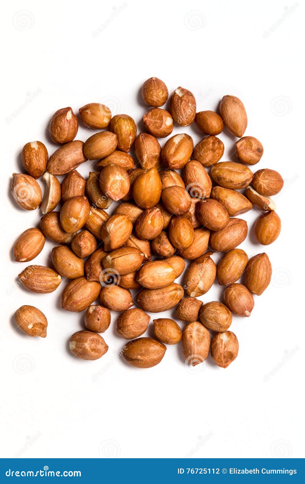 Raw spanish peanuts stock photo. Image of background 76725112