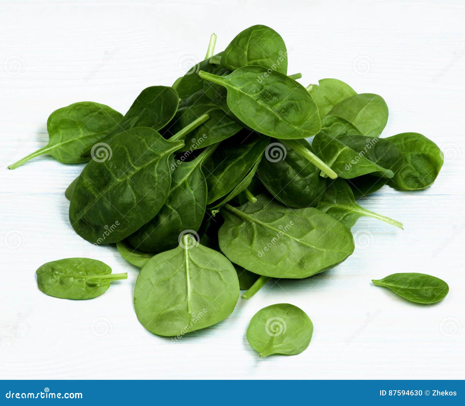 Raw Spinach Leafs stock photo. Image of greens, vegetable 87594630