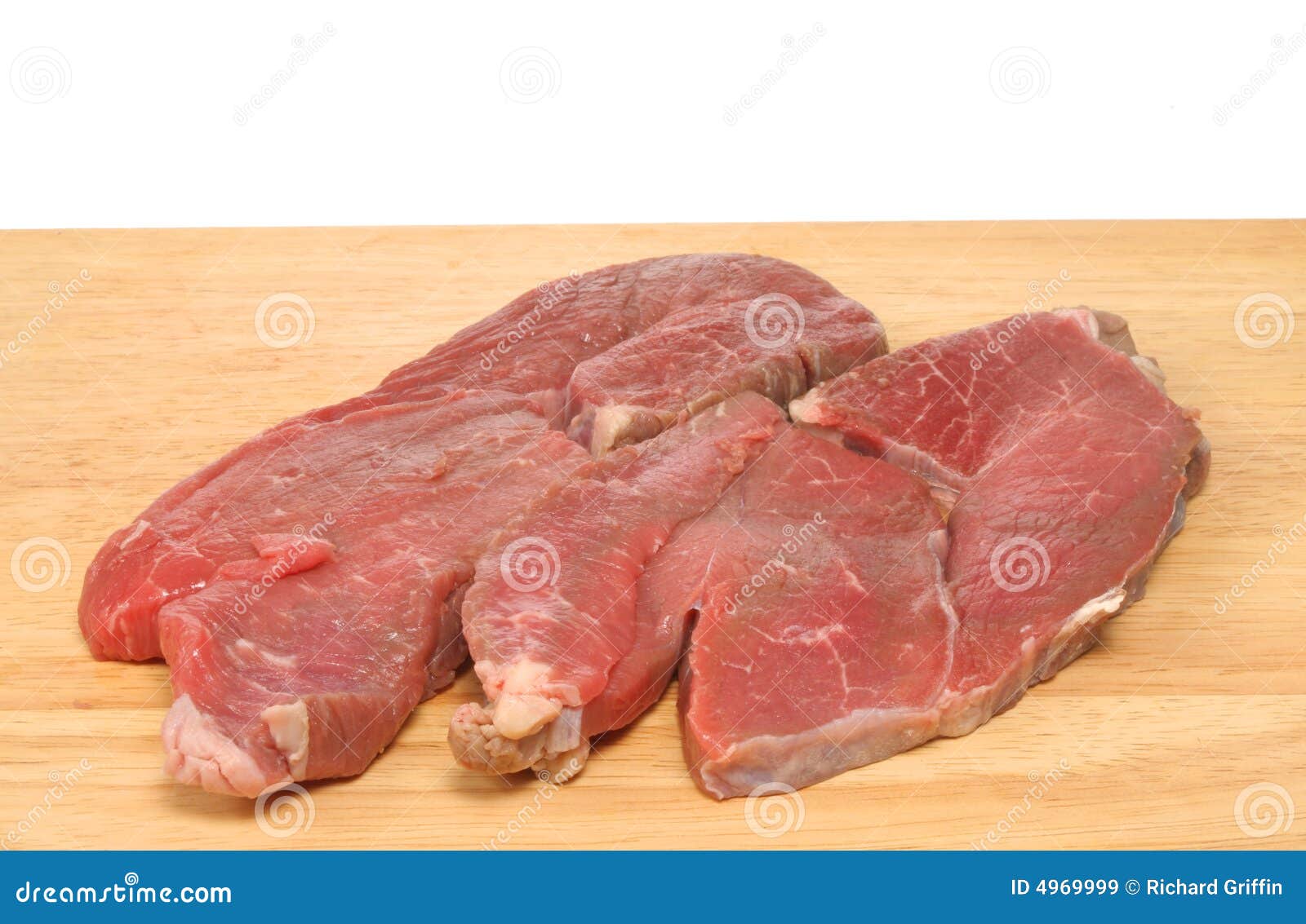 Raw steak stock image. Image of wood, food, meat, steak - 4969999