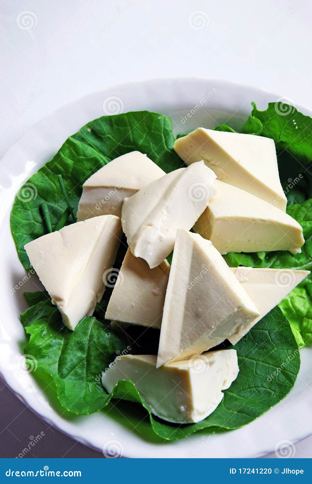 Raw tofu stock photo. Image of herbs, isolated, japanese - 17241220