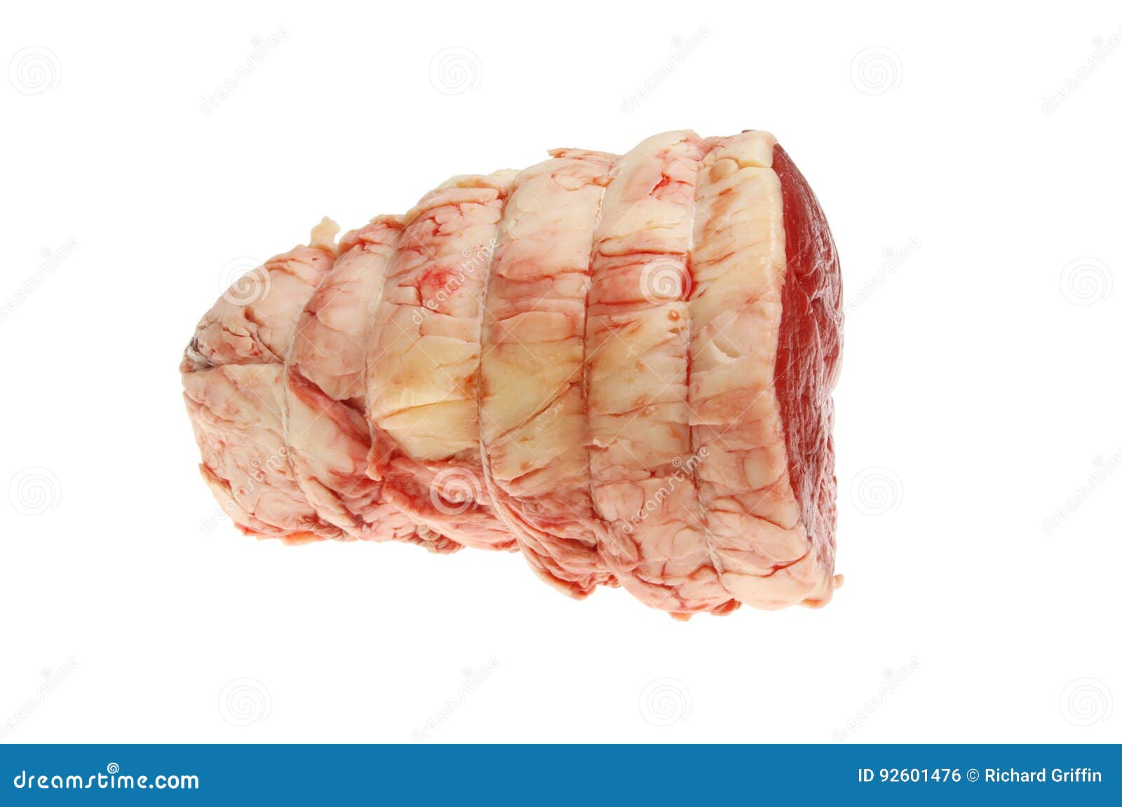 raw topside of beef joint