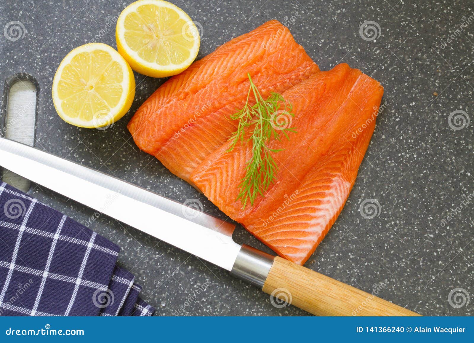 Raw trout fillet stock photo. Image of health, food 141366240