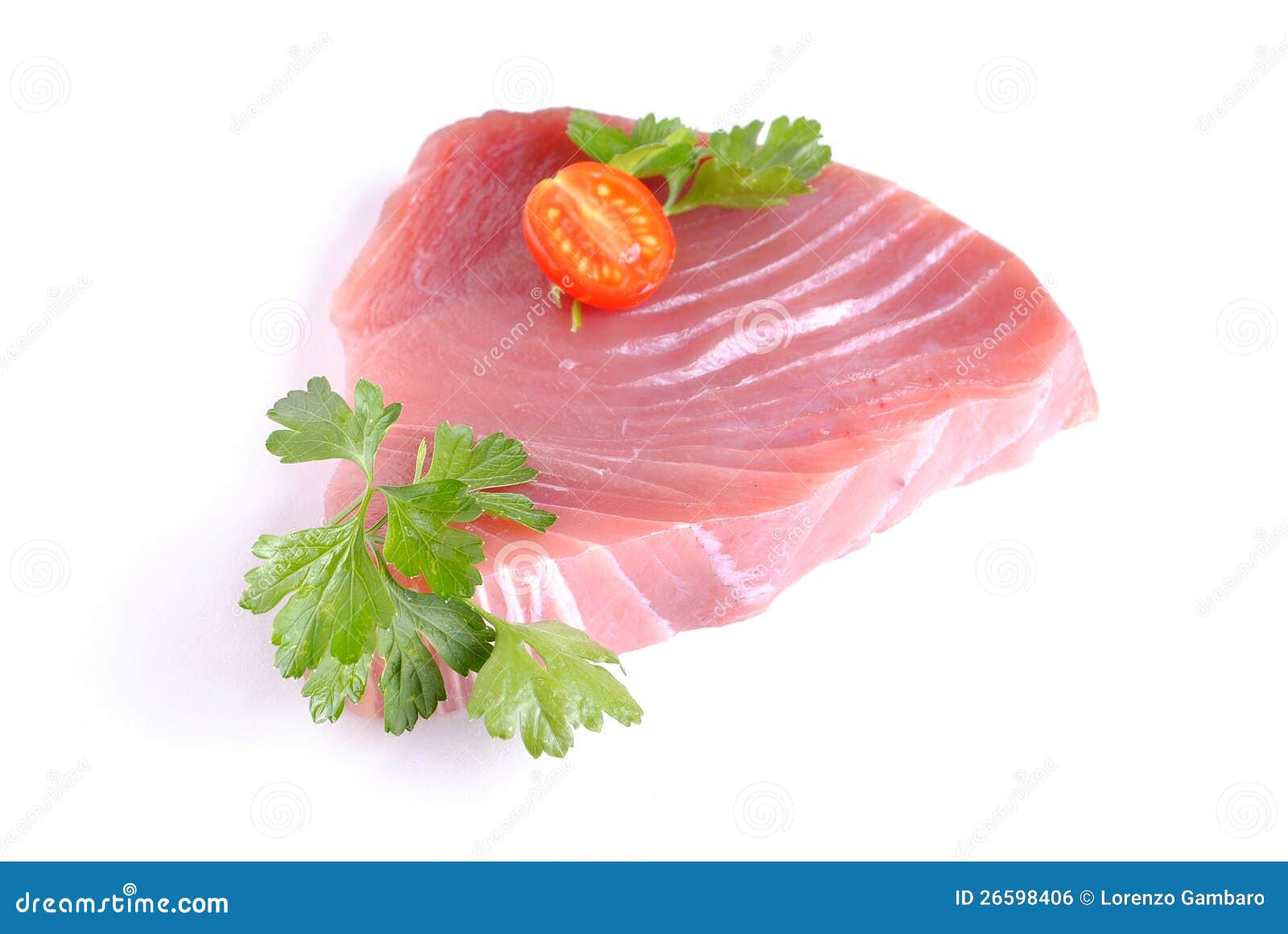 Raw tuna steak stock photo. Image of tuna, dinner, white 26598406