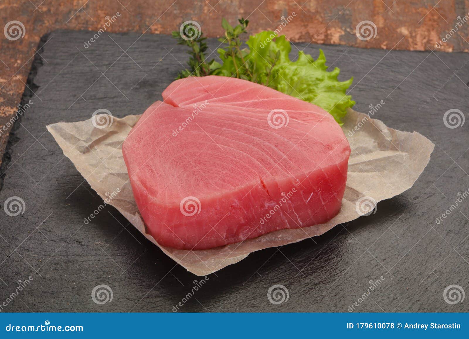 Raw tuna steak stock photo. Image of pink, refreshment 179610078
