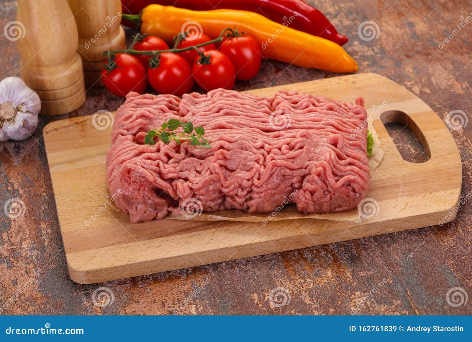 Raw turkey minced meat stock image. Image of mincemeat 162761839