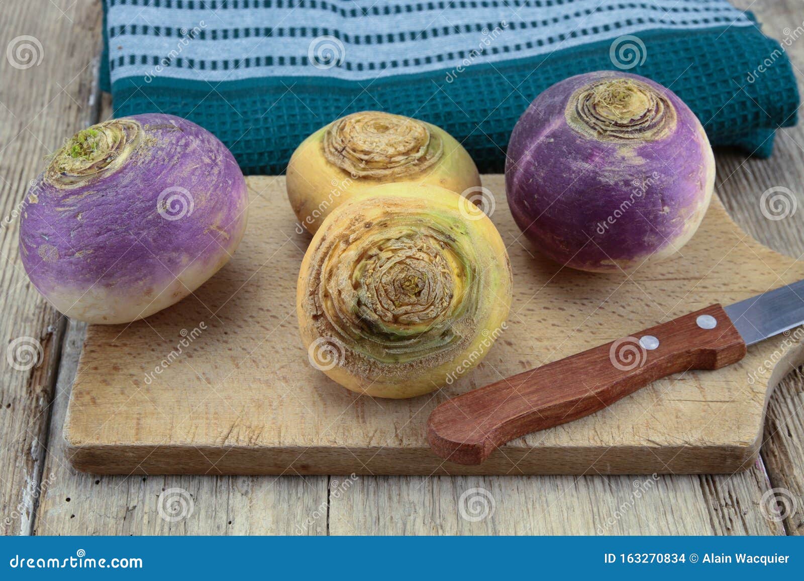 Raw turnip stock photo. Image of closeup, green, organic 163270834