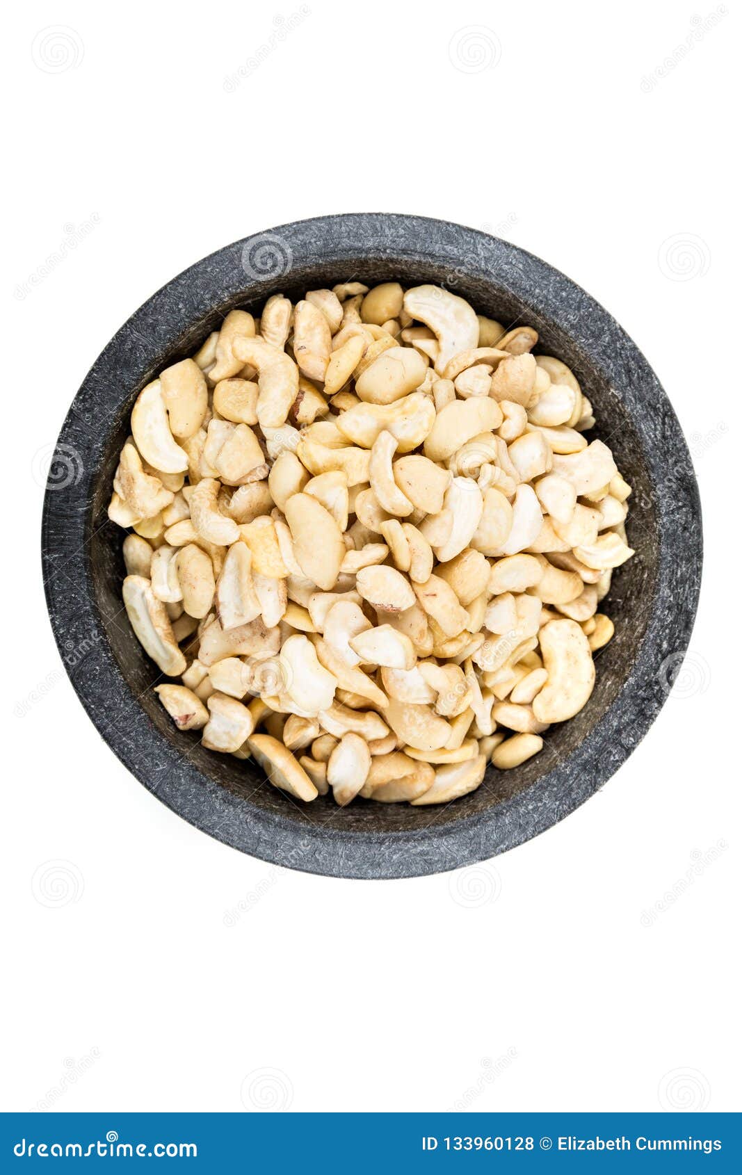 Raw Unroasted Cashew Halves and Pieces Stock Photo Image of bulk