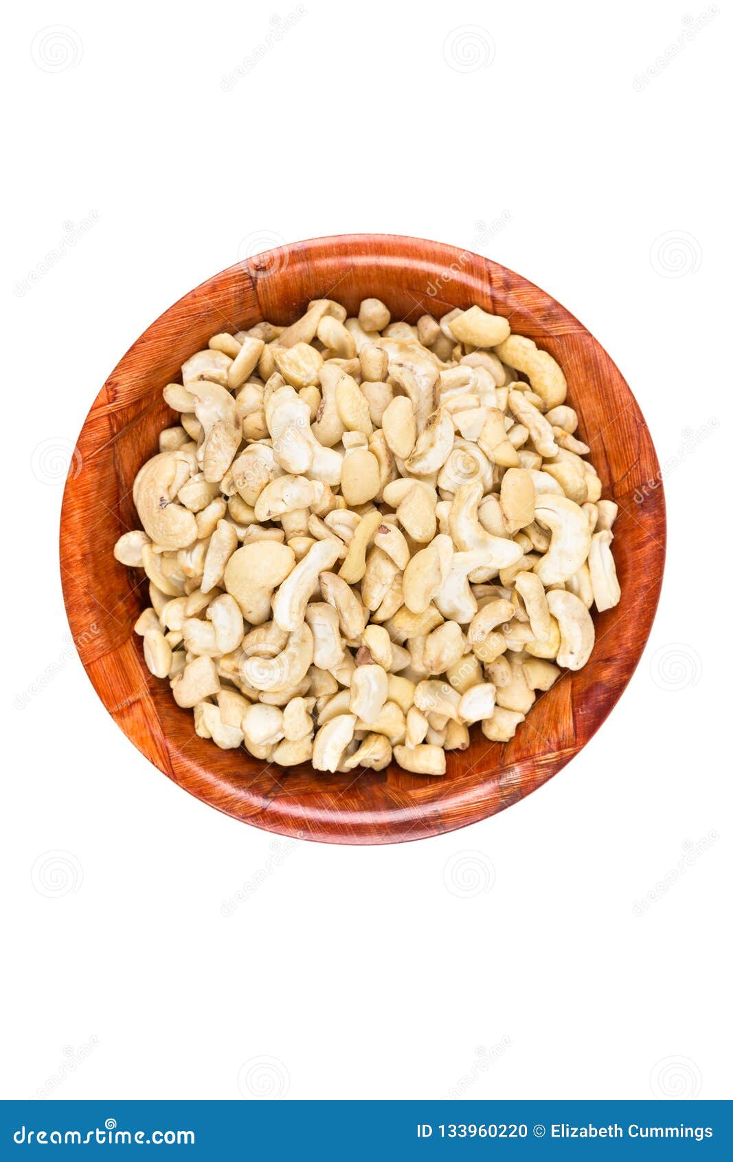 Raw Unroasted Cashew Halves and Pieces Stock Photo Image of pieces