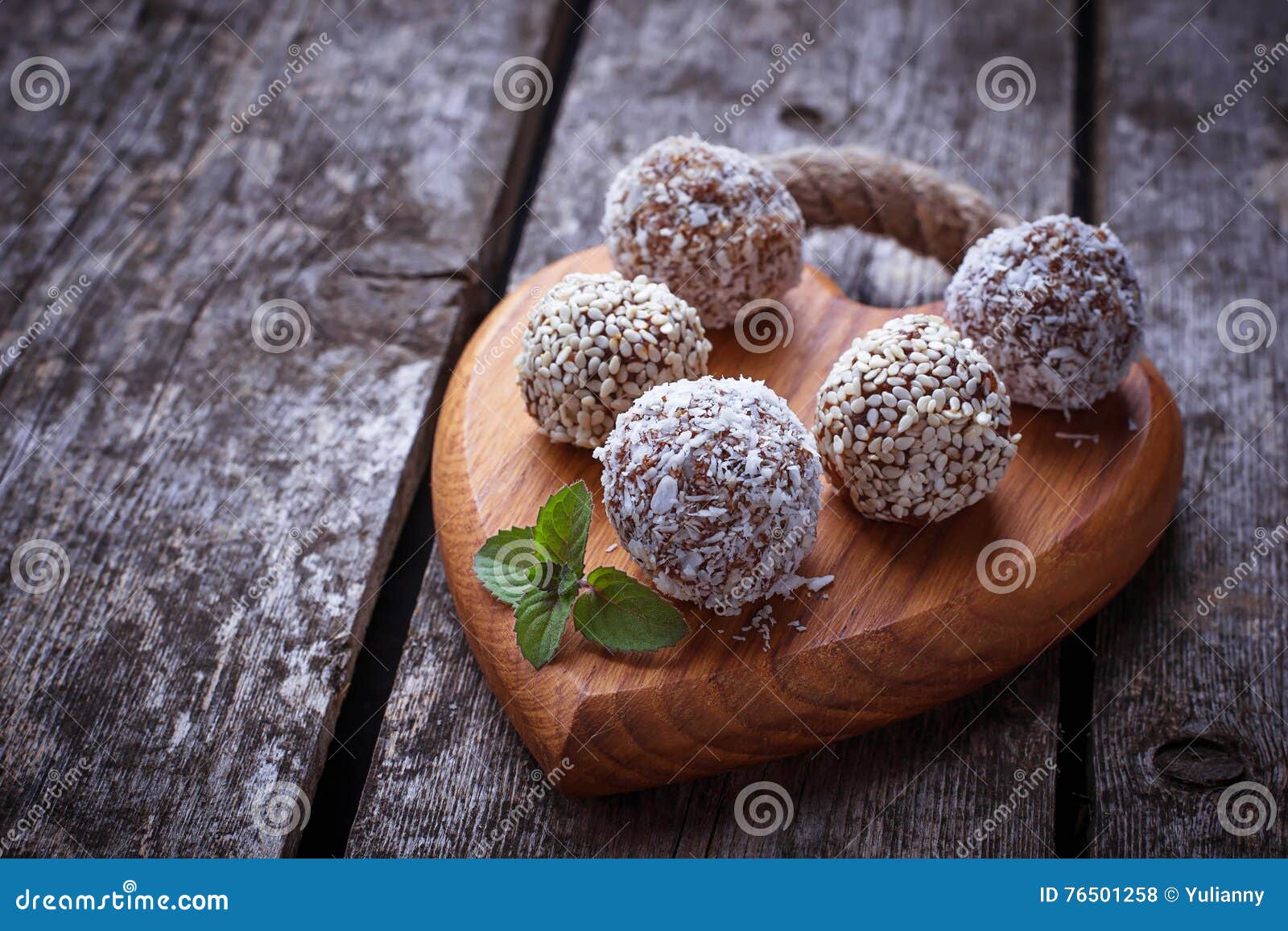 Raw Vegan Candies C with Dried Fruit and Coconut Stock Photo Image of