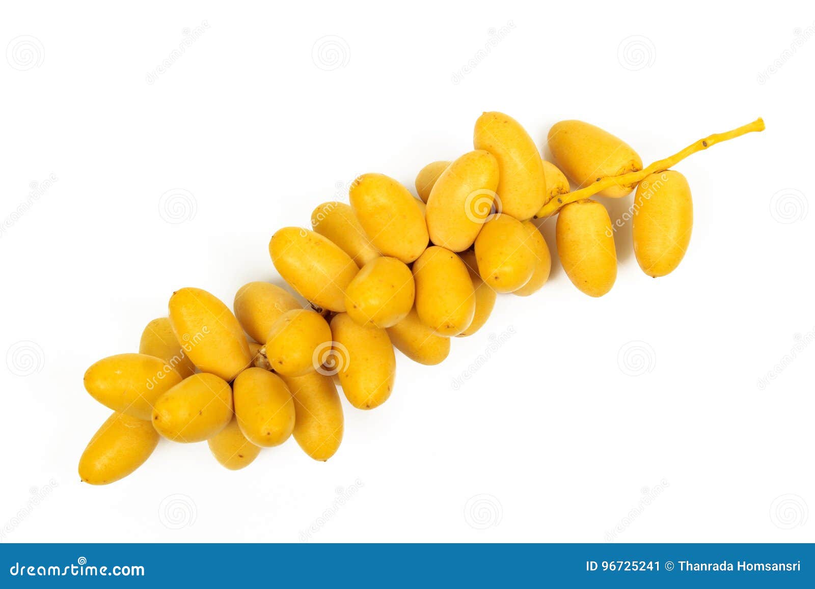 Raw Yellow Date Palm or Dates Stock Image Image of organic, nature