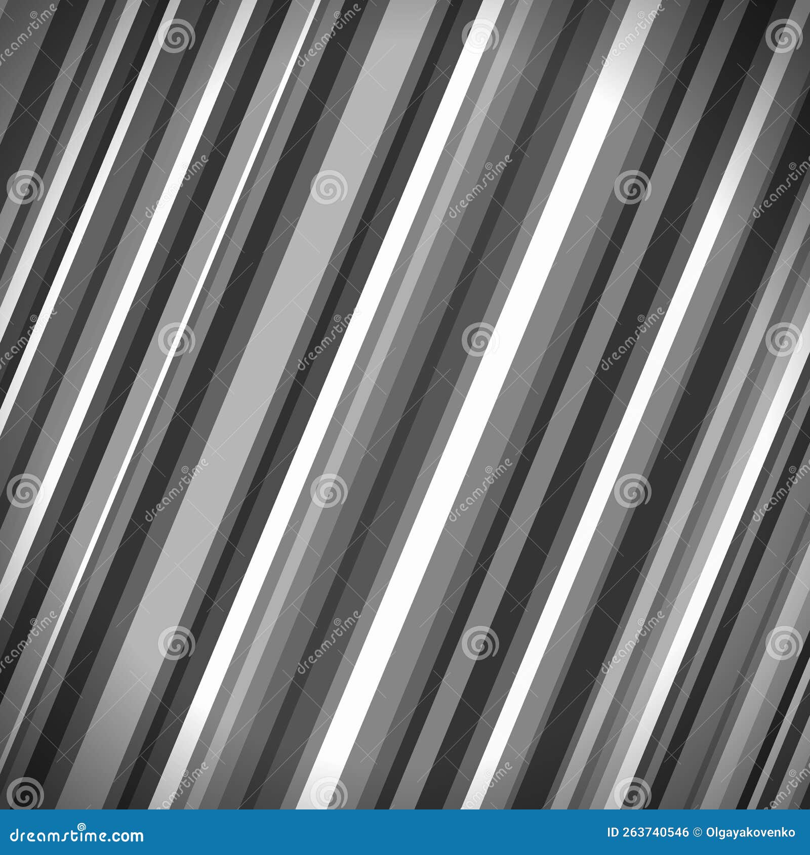 Rays Striped PaStriped Pattern with Grey, Dark Grey and White Stripes