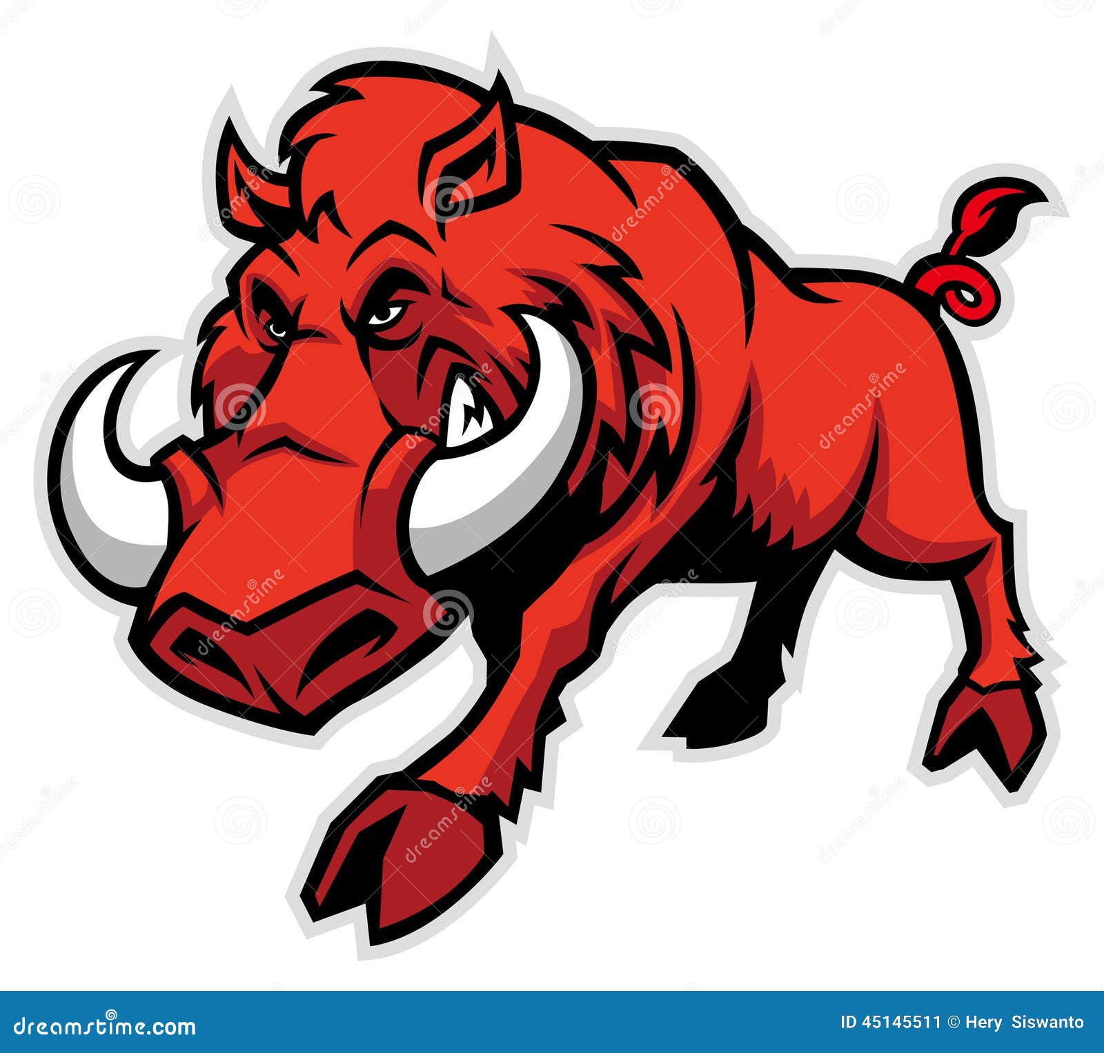 Razorback Cartoon Vector | CartoonDealer.com #45145511