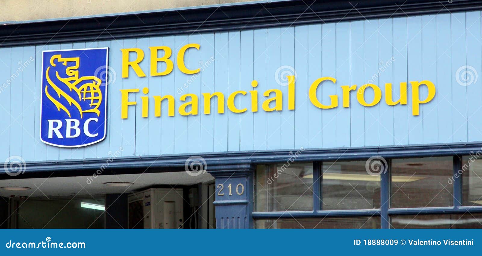 RBC Bank Sign editorial stock image. Image of building 18888009