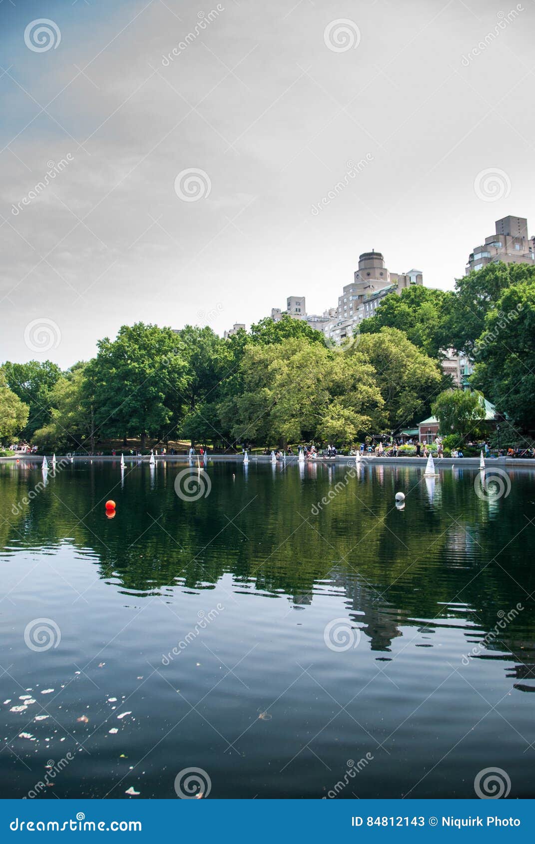 RC Boats in Central Park Lake Stock Image Image of weekend, lake
