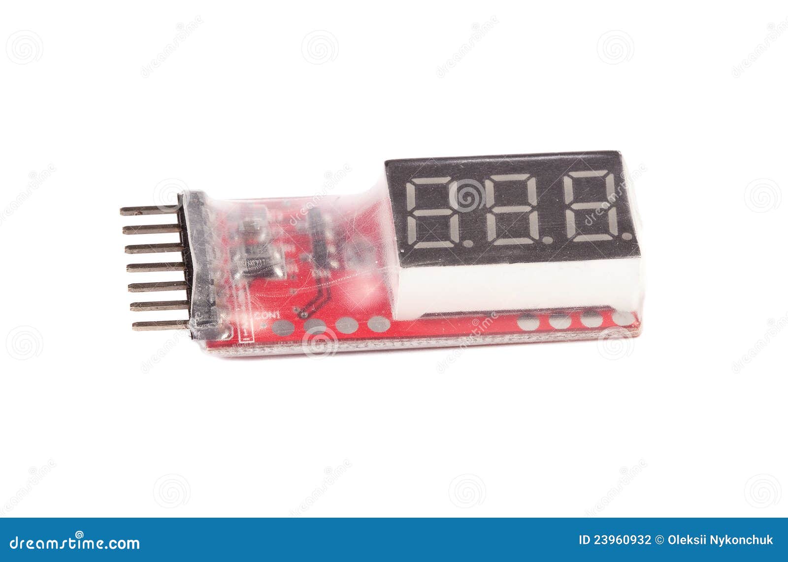 RC Voltage Lipo Battery Meter Indicator Stock Photo Image of isolated, meter 23960932