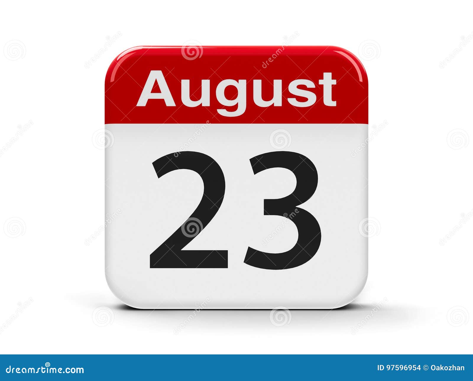 23rd August stock illustration. Illustration of dimensional 97596954