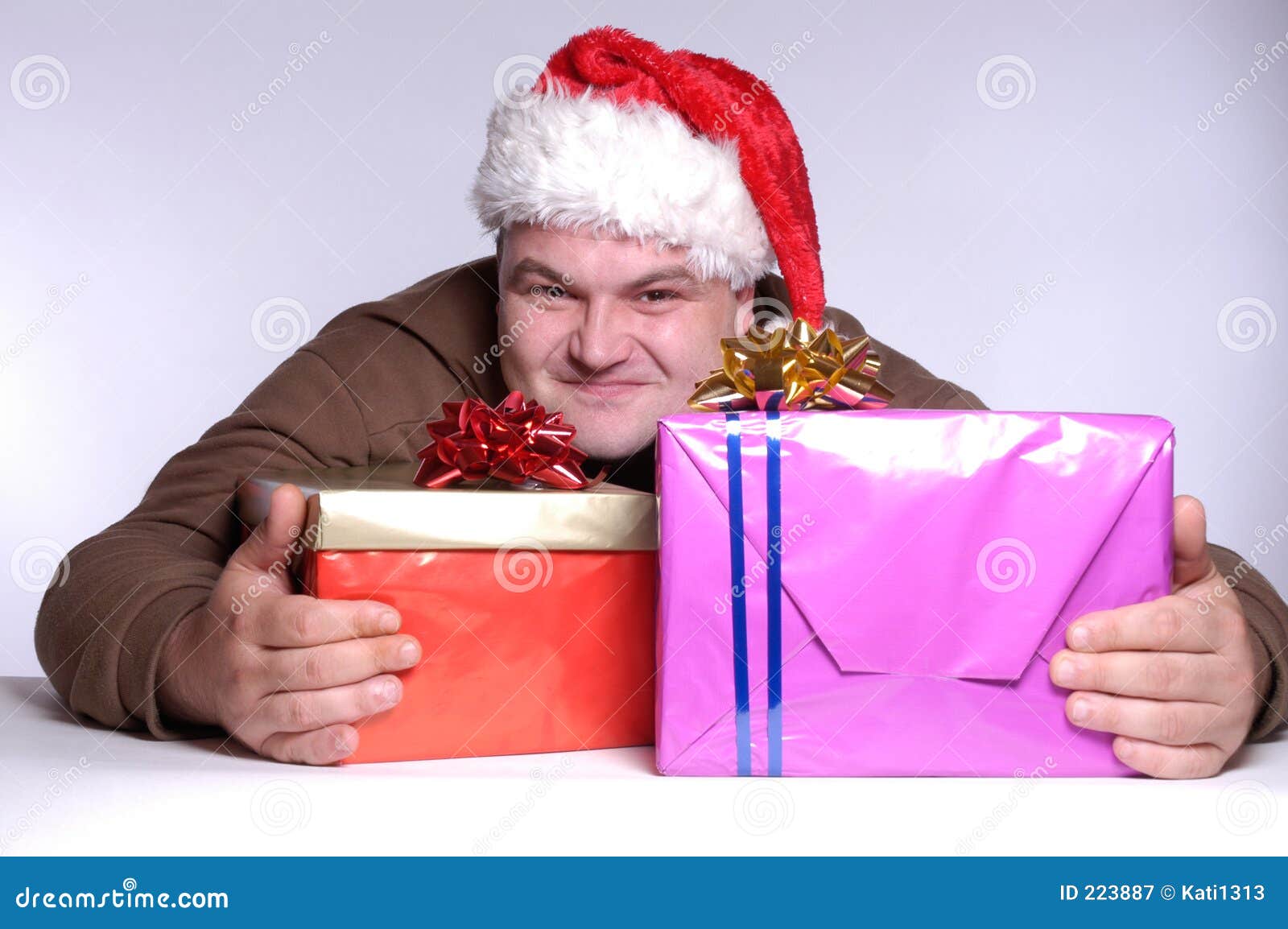 They`re all mine! stock image. Image of greedy, holds, grin - 223887