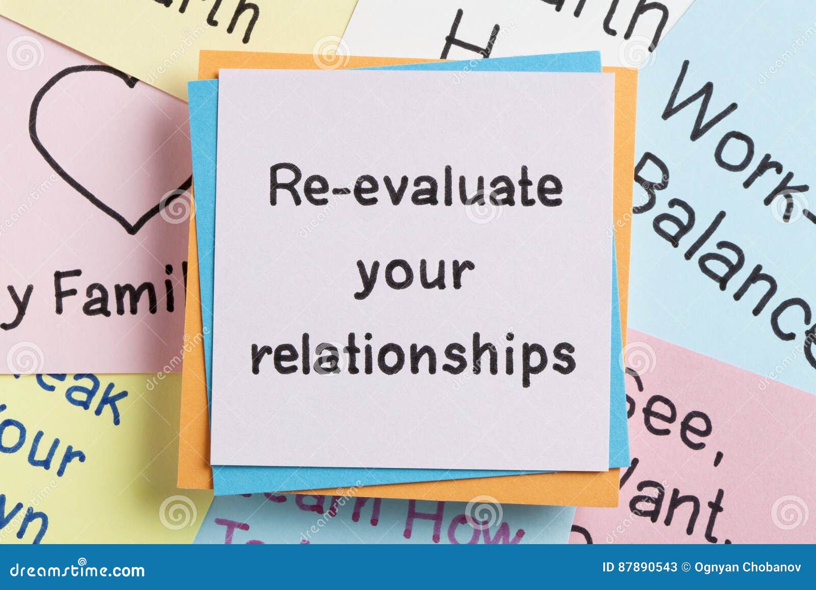 re-evaluate your relationships