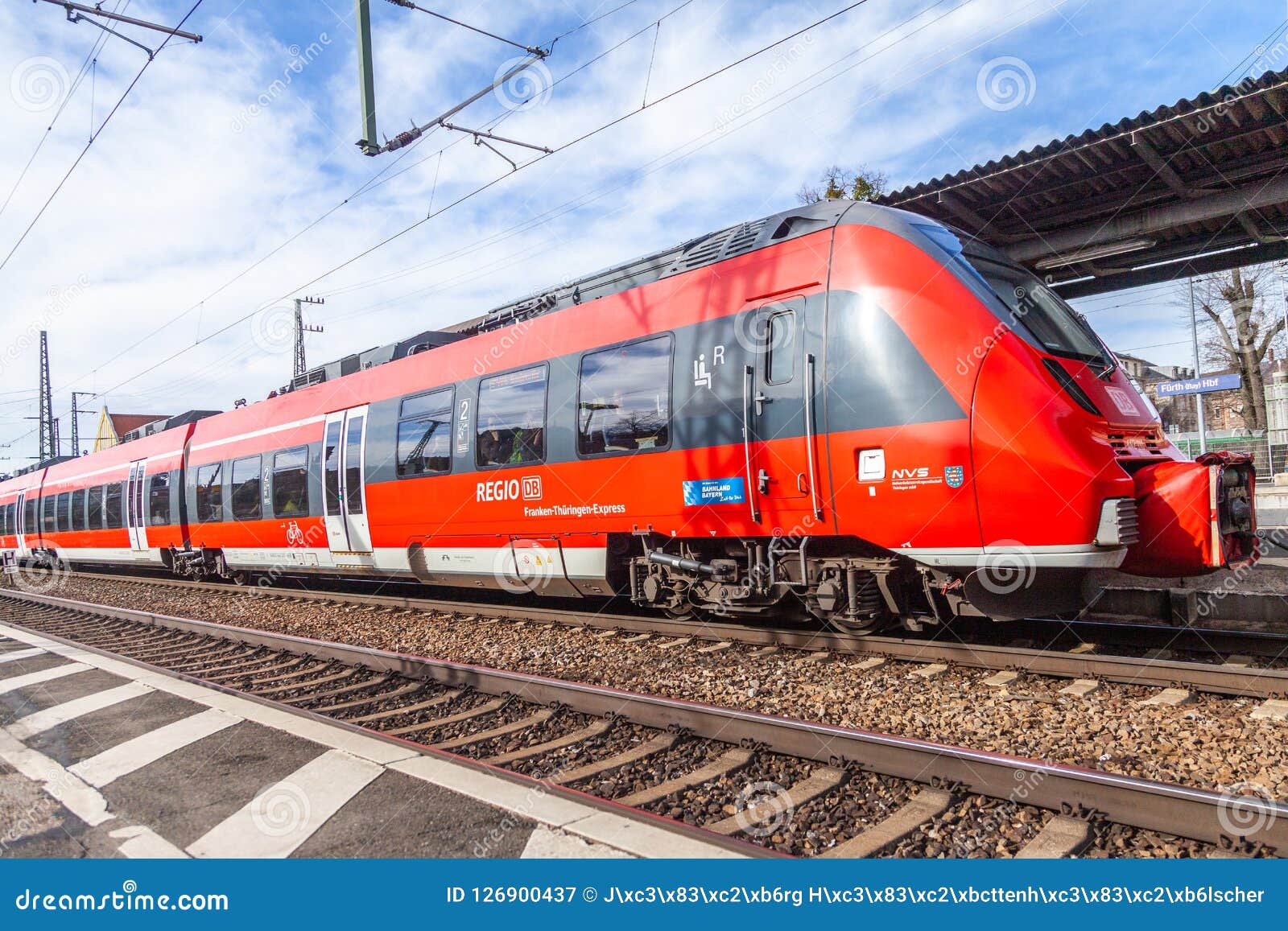 RE Regional Express Train From Deutsche Bahn Editorial