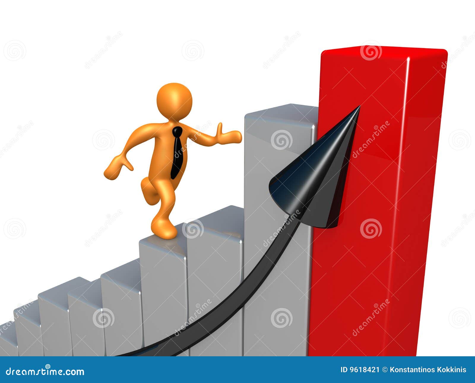 Reach The Top Stock Image 9618421