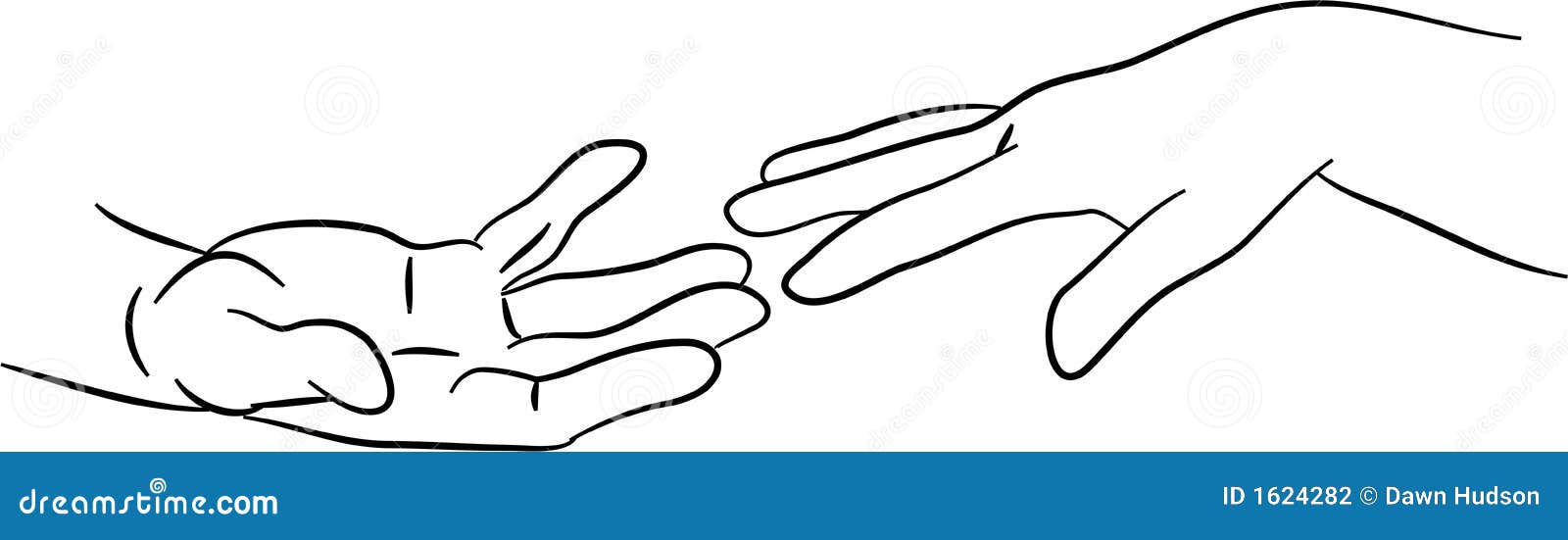 Reaching Hands Stock Vector Illustration Of Expressive