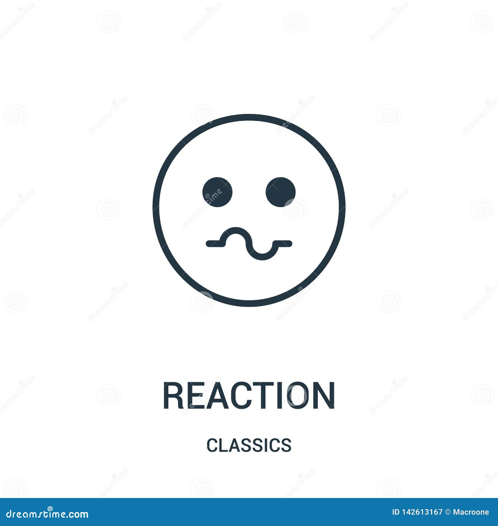 Download Reaction Icon Vector From Classics Collection. Thin Line ...