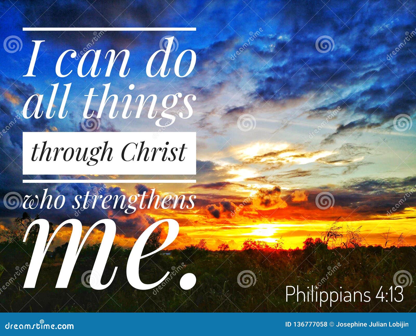 i can do all things through christ who strengthens me.