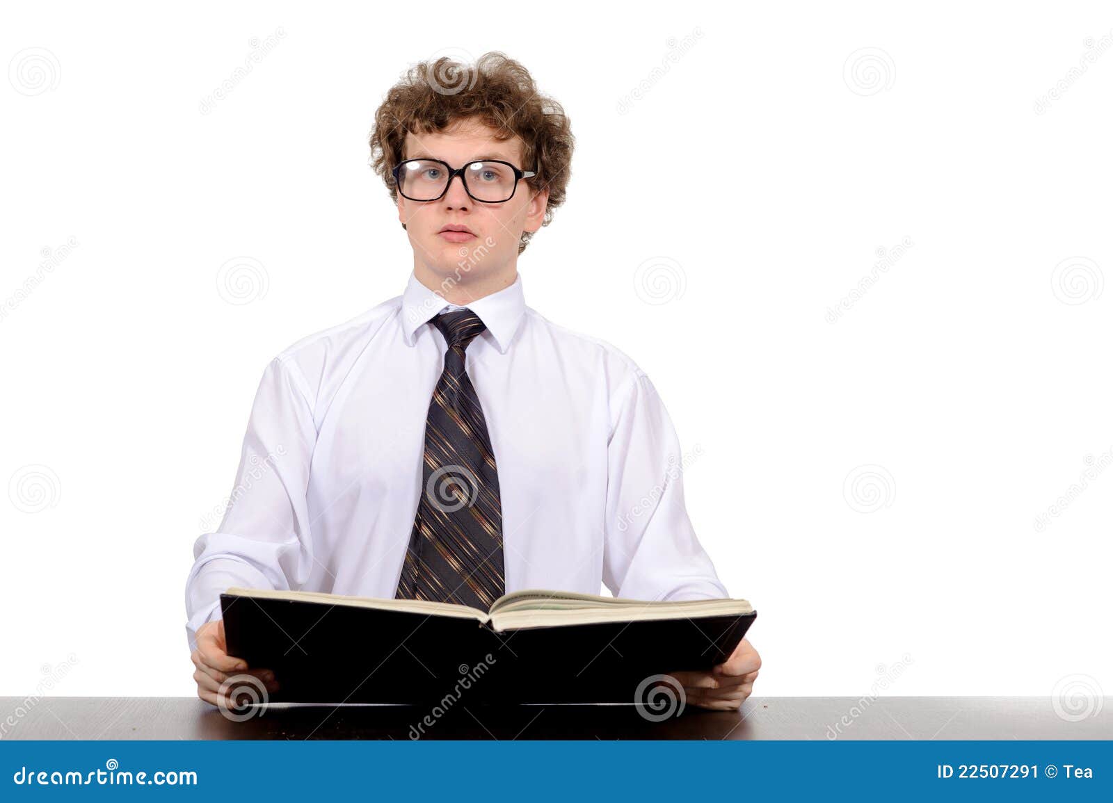 Reader stock image. Image of attractive, read, career 22507291