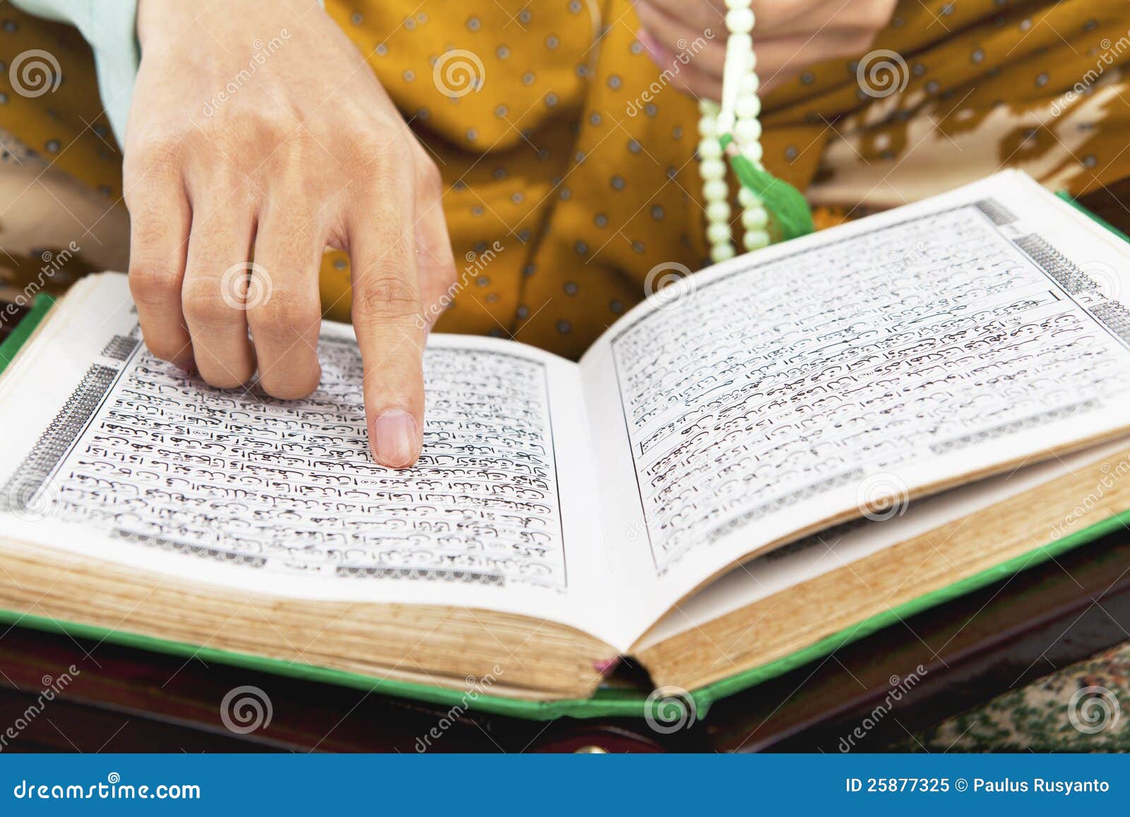 Reading al quran stock image Image of islam koran 