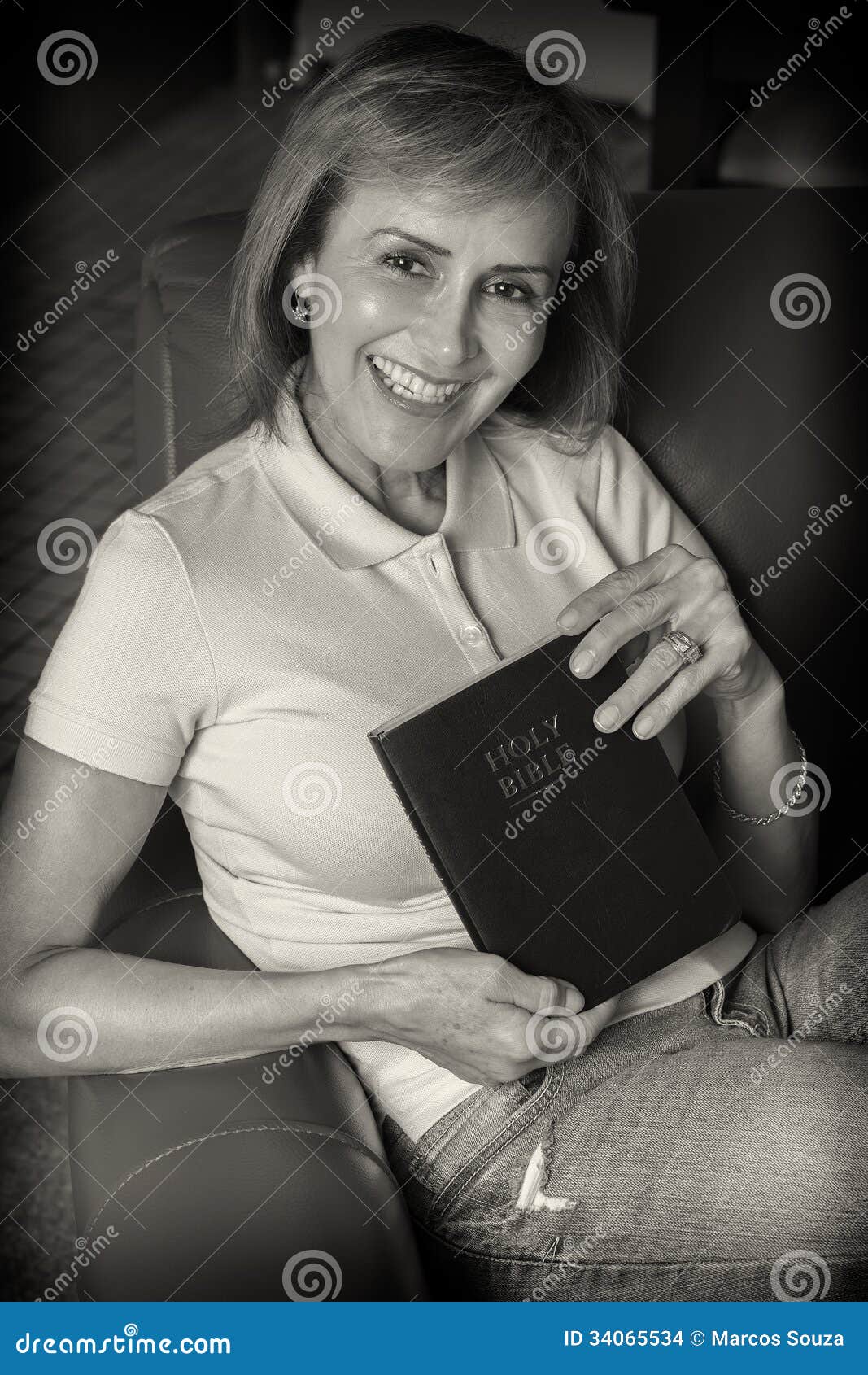 Reading The Bible Stock Images - Image: 34065534