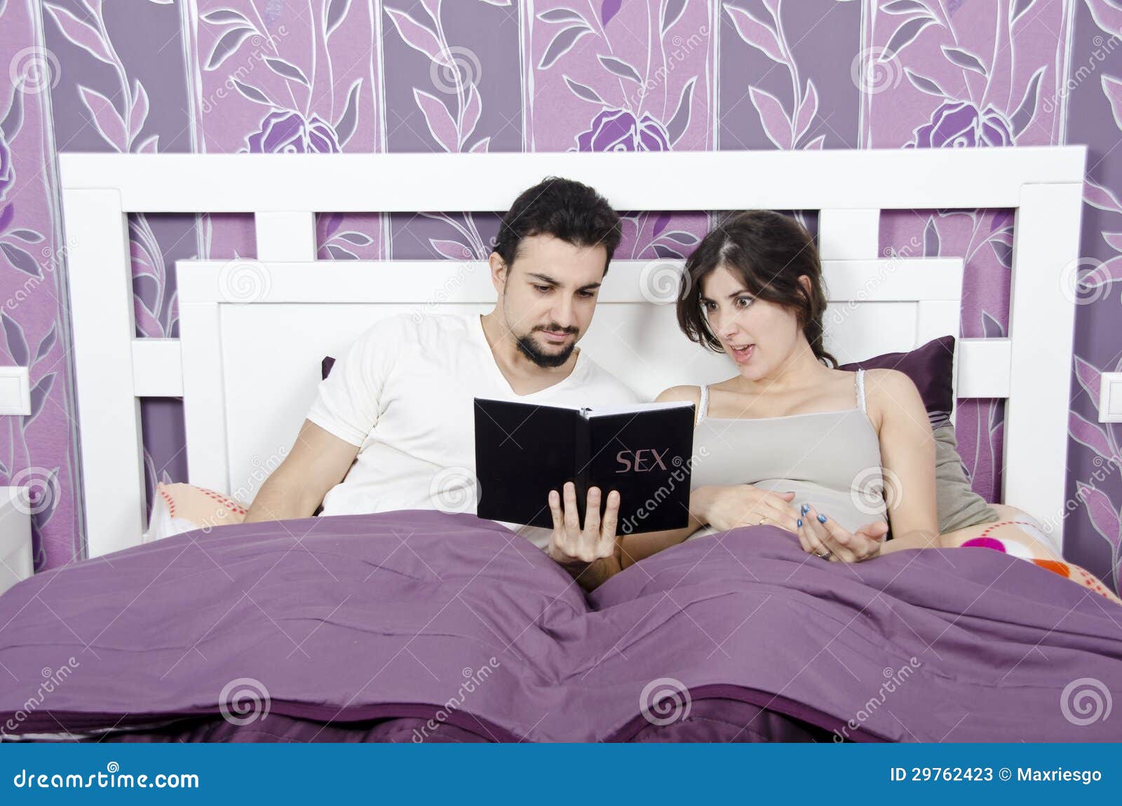 Sex Book for Novice Couples Stock Image pic