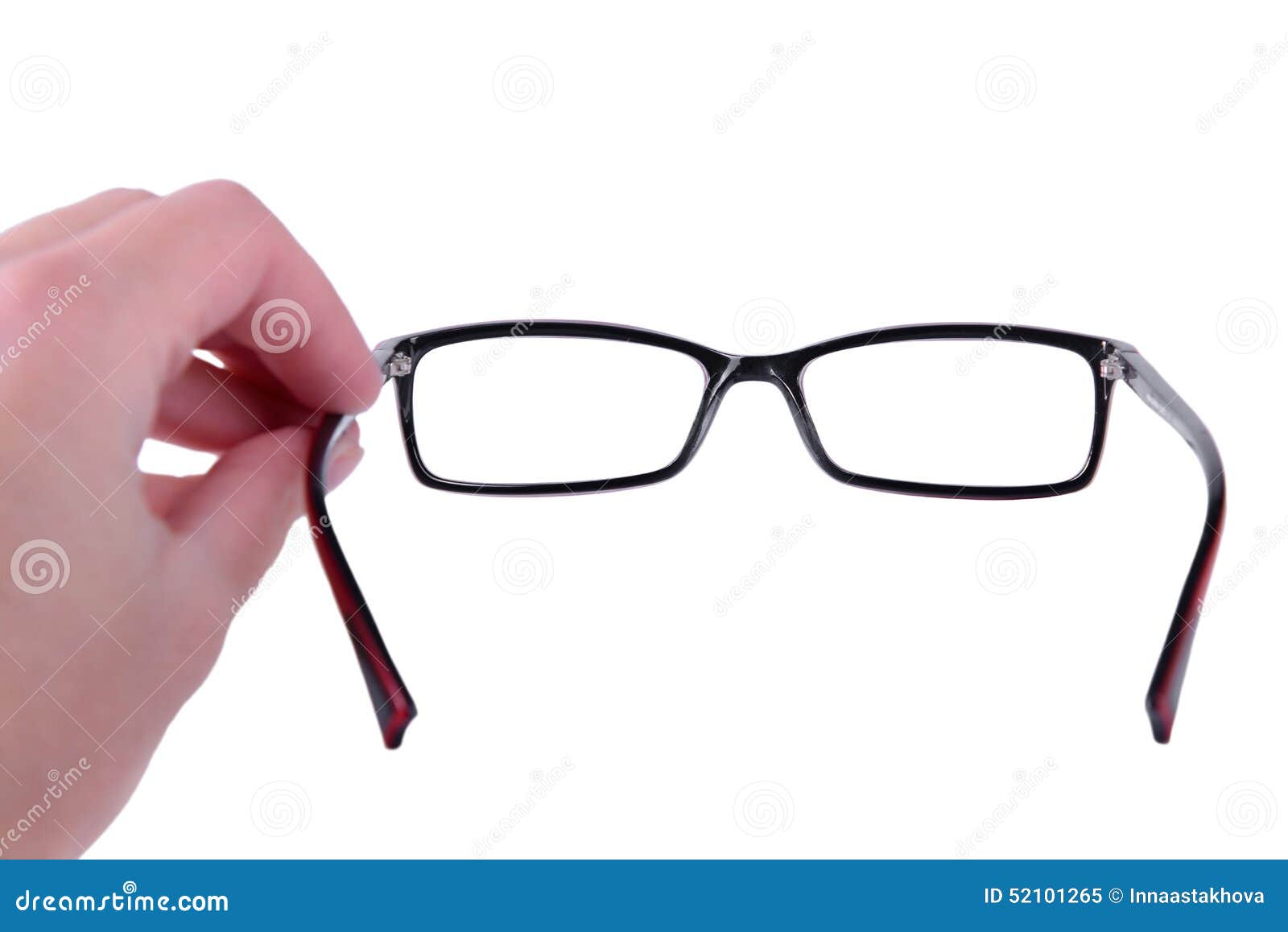 Reading Eyeglasses In Hand Stock Image 52101265