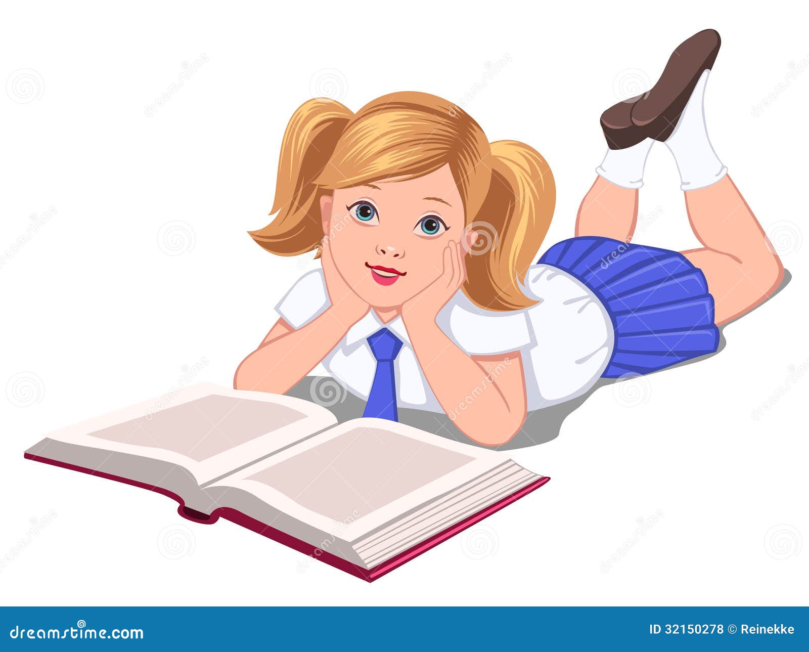 clipart girl reading book - photo #46