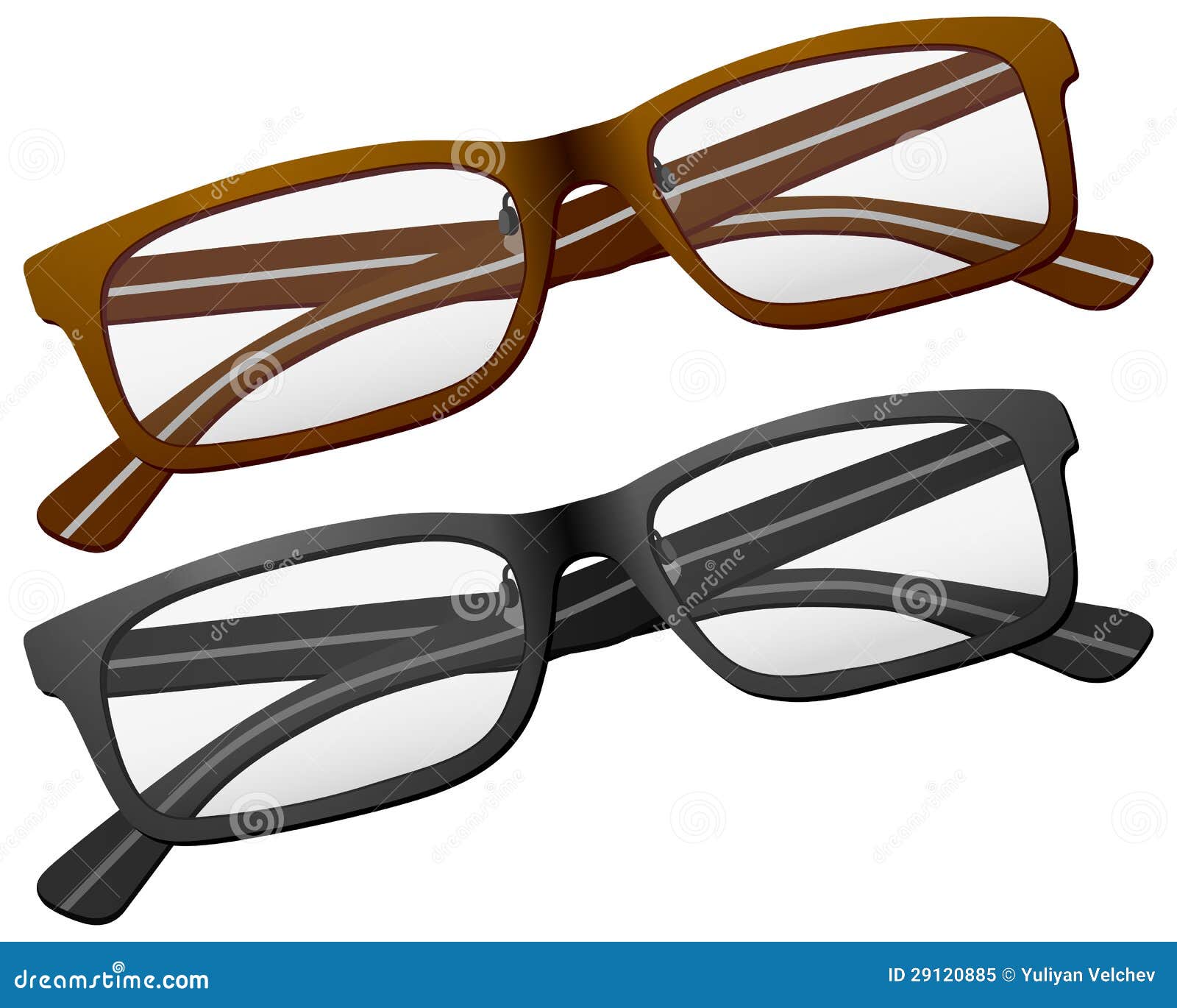 Reading glasses stock vector. Illustration of plastic 29120885