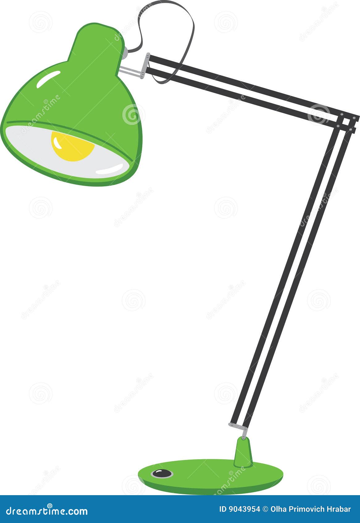 Reading lamp stock vector. Illustration of learn, shade 9043954