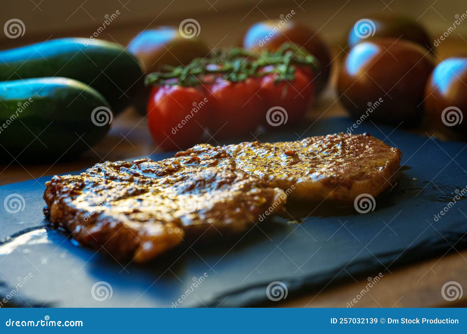 Ready beef entrecote stock image. Image of beefsteak 257032139