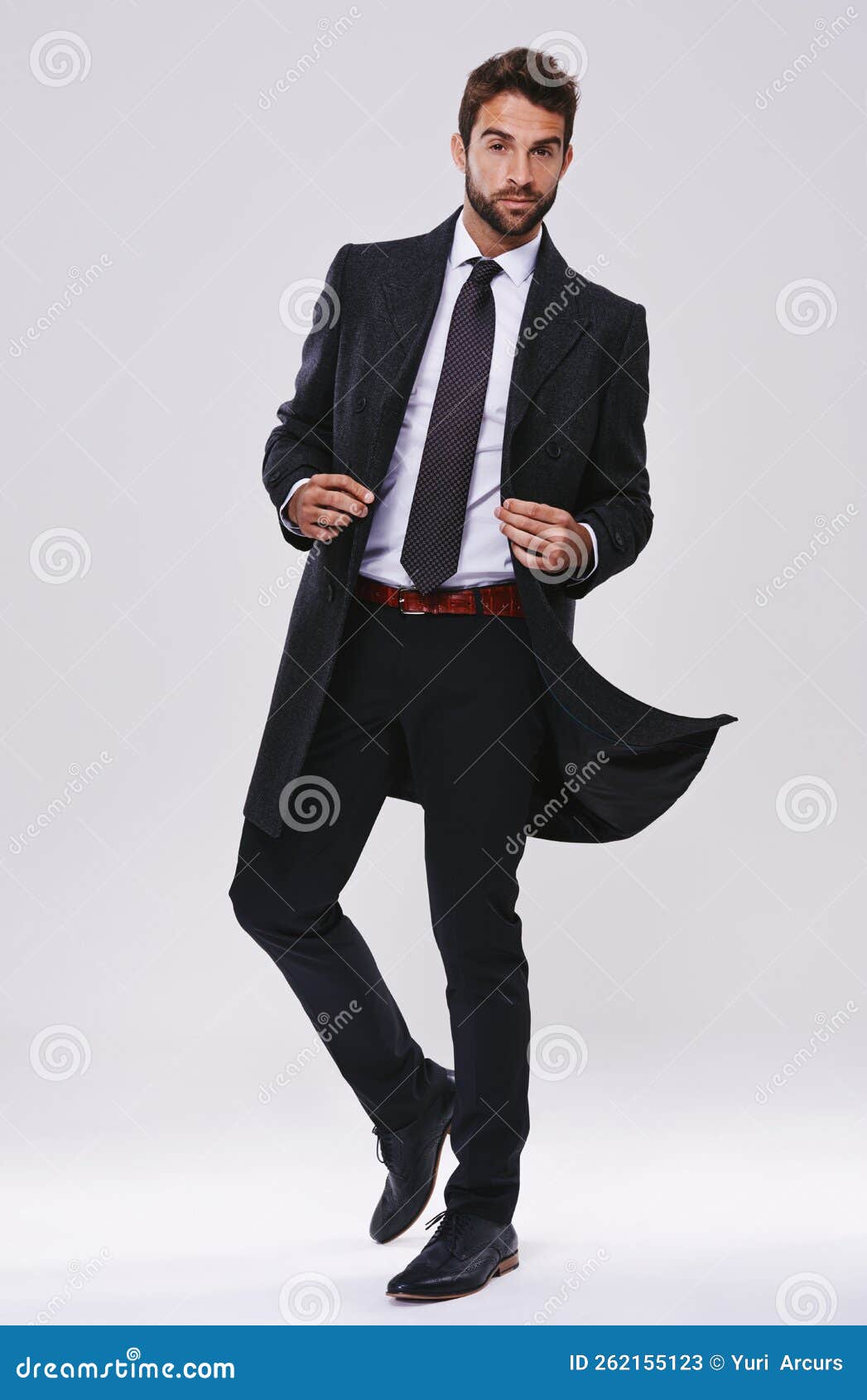 Ready for Business. Studio Shot of a Handsome and Welldressed Young Man. Stock Image Image of