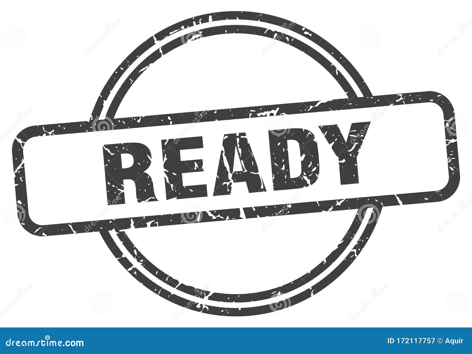 Ready Stamp. Ready Round Grunge Sign Stock Vector Illustration of