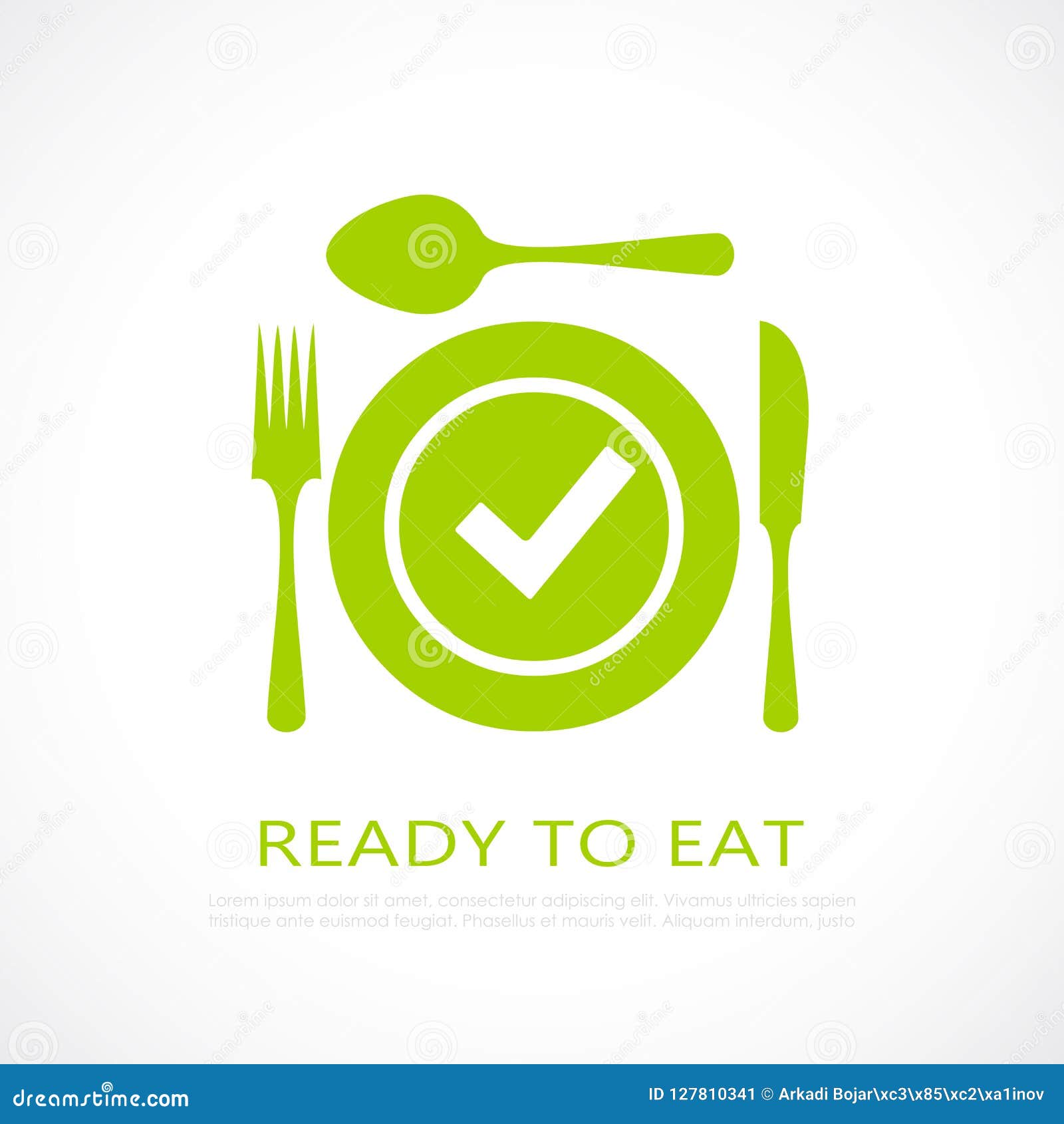 Ready To Eat Food Icon Stock Vector Illustration Of Dietary