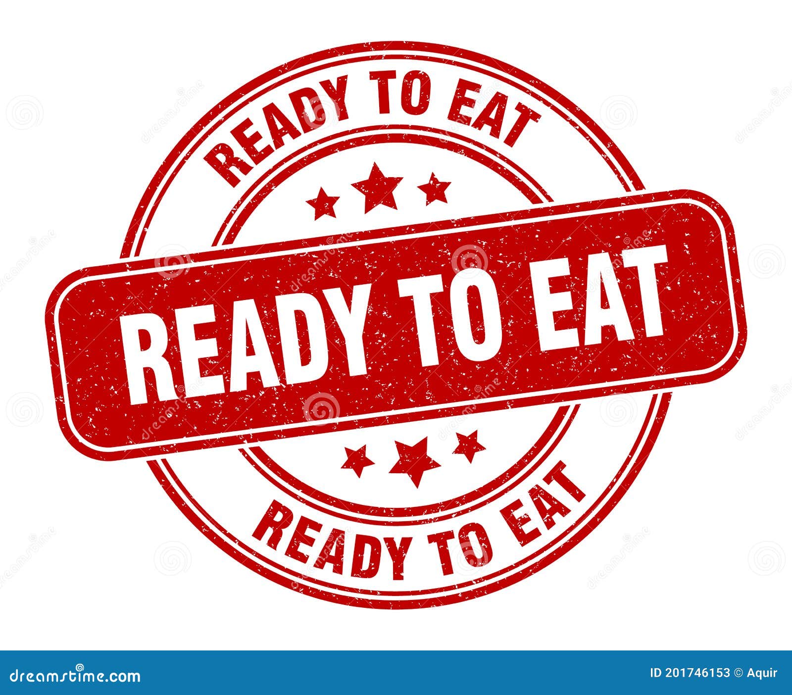 Ready To Eat Stamp. Ready To Eat Round Grunge Sign Stock Vector