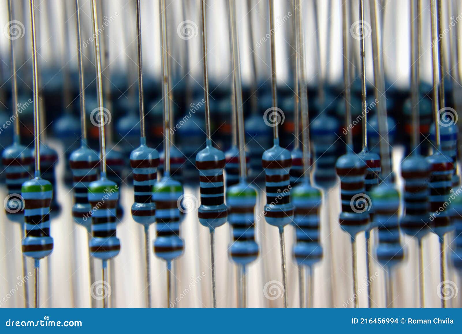 Ready To Resist. a Set of Electronic Components Looking Like Soldiers