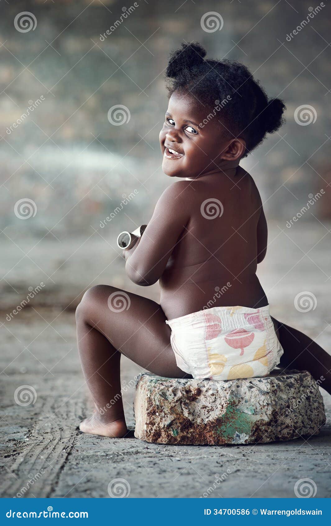 Real african baby stock photo. Image of happy, laugh - 34700586