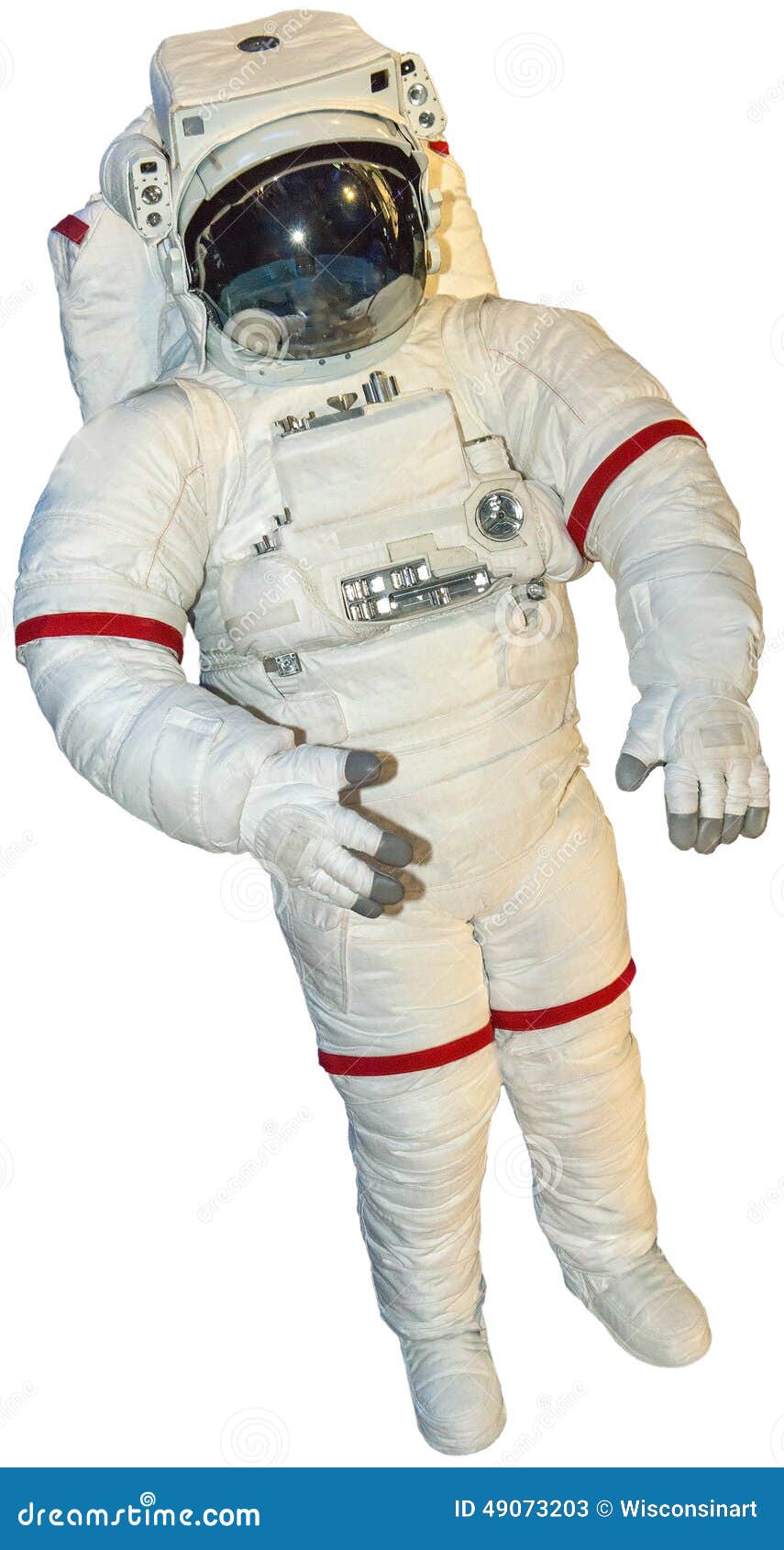 Real Astronaut Spacesuit Isolated Stock Photo - Image: 49073203